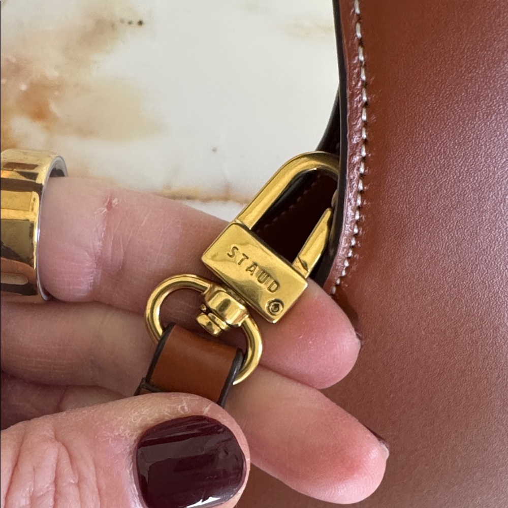 STAUD MINI Moon Saddle Crossbody Bag - Picture 8 of 8